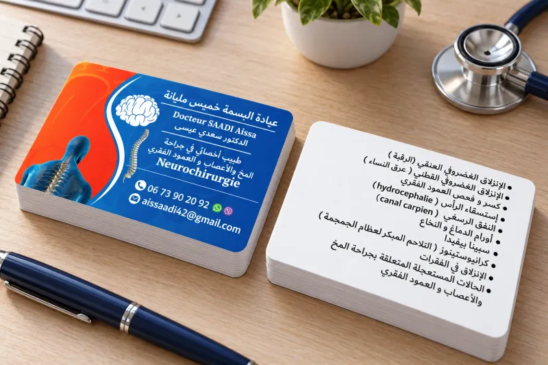 Carte de visite du Dr Saadi Aïssa